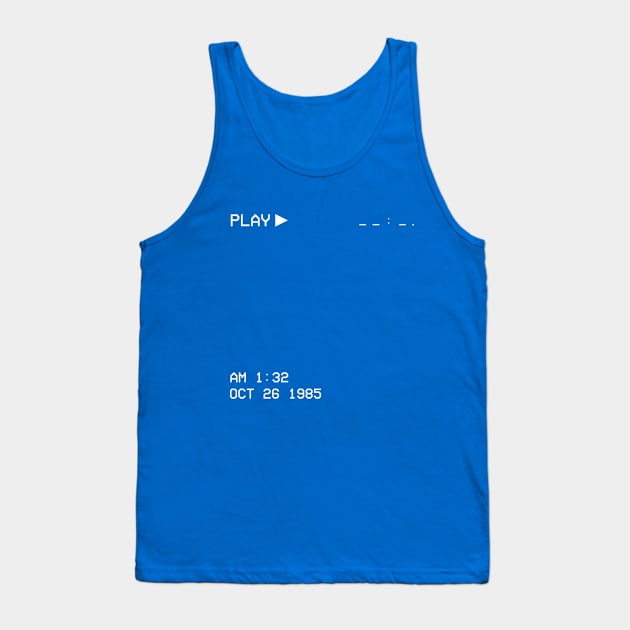 VCR Press Play Tank Top by Sudburied